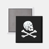 Piratenvlag - Jolly Roger Magneet (Voorkant / Achterkant)