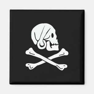 Piratenvlag - Jolly Roger Magneet