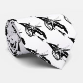 piratenvlag, Jolly Roger Skull Crossbones Stropdas (Opgerold)