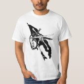  piratenvlag, Jolly Roger Skull Crossbones T-shirt (Voorkant)