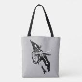  piratenvlag, Jolly Roger Skull Crossbones Tote Bag (Achterkant)