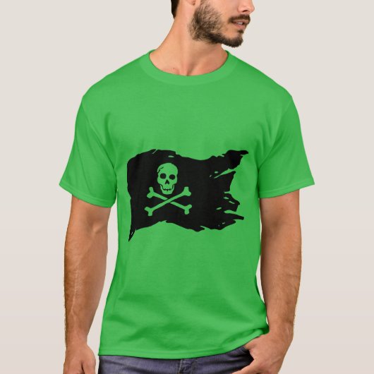 piratenvlag t-shirt (Voorkant)