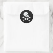 Piratenvlag van Henry Every Ronde Sticker (Tas)