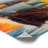  piratenvrouw poster (Hoek)