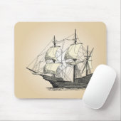 Piratenzeilschip Muismat (Met muis)