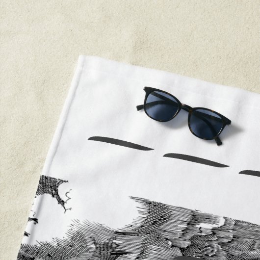  piratenzeilschip strandlaken (In situ)