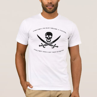 Piraterende leraar t-shirt