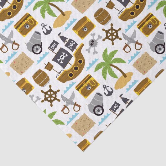 Piraterieelpapier Tissuepapier (Detail)