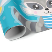 Piraterijpapier van de partij van dierenbemanninge cadeaupapier (Rol Hoek)