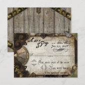 piratersvp RSVP kaartje (Voorkant / Achterkant)