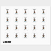 Pirates Ahoy Matey Ronde Sticker (Vel)