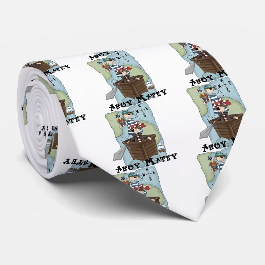 Pirates Ahoy Tshirs en Gifts Stropdas (Opgerold)