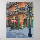 Pirates Alley Cafe, New Orleans Poster (Voorkant)