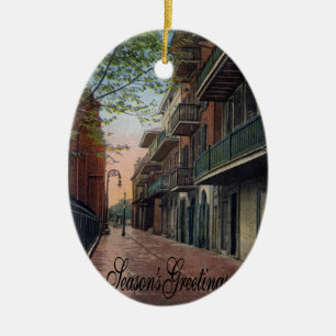 Pirates Alley French Quarter Keramisch Ornament