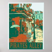 Pirates Alley Green Poster (Voorkant)