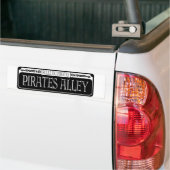 Pirates Alley Metal Sign Bumpersticker (Op Truck)