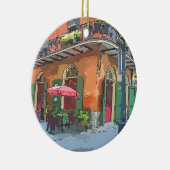 Pirates Alley New Orleans Keramisch Ornament (Rechts)