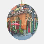 Pirates Alley New Orleans Keramisch Ornament (Links)