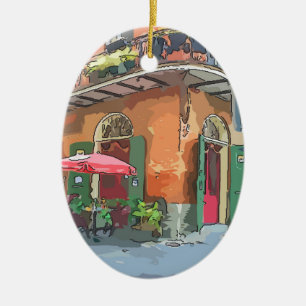 Pirates Alley New Orleans Keramisch Ornament