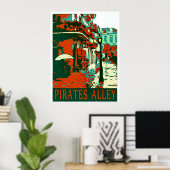 Pirates Alley Poster (Thuiskantoor)