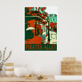 Pirates Alley Poster (Keuken)