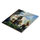 "Pirates and Plunder" van NC Wyeth Tegeltje (Zijkant)