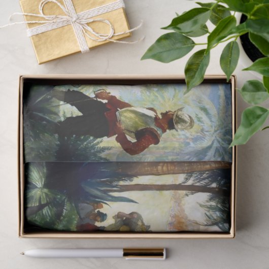 "Pirates and Plunder" van NC Wyeth Tissuepapier (Geschenk)