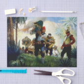 "Pirates and Plunder" van NC Wyeth Tissuepapier (Craft)