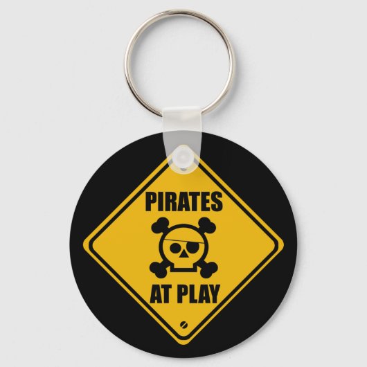 Pirates at Play Sign - Sleutelhanger (Voorkant)