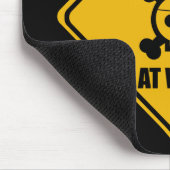 Pirates at Work Sign - Mousepad Muismat (Hoek)