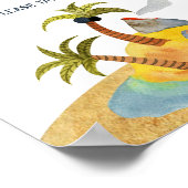 Pirates Baby shower geeft de voorkeur aan het teke Poster (Hoek)