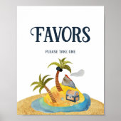 Pirates Baby shower geeft de voorkeur aan het teke Poster (Voorkant)