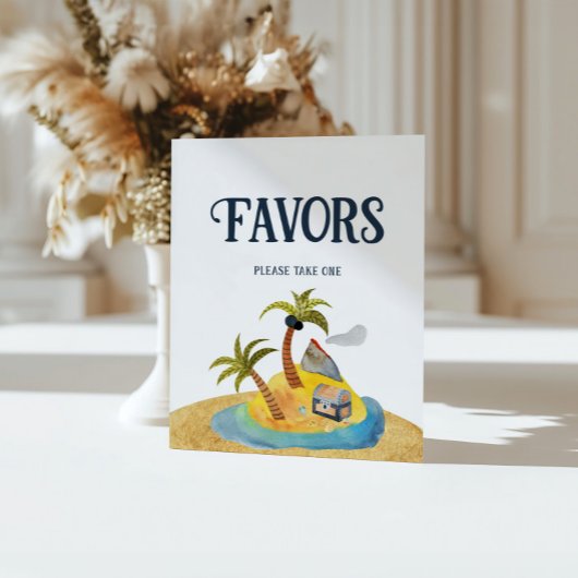 Pirates Baby shower geeft de voorkeur aan het teke Poster