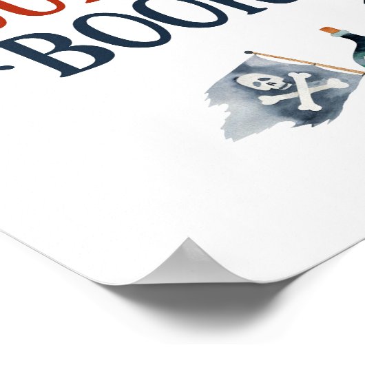 Pirates Baby shower Guest Book Sign Poster (Hoek)