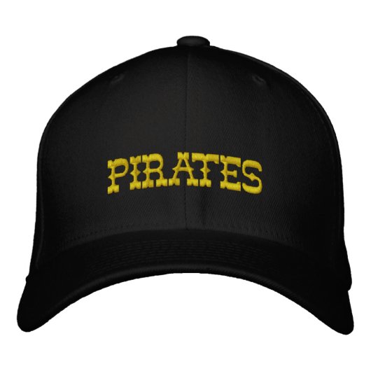 Pirates Baseball HAT Geborduurde Pet (Voorkant)