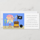 Pirates Birthday Party Invitations (voor meisjes) Kaart (Voorkant)