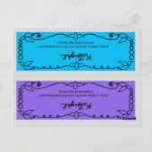 Pirates Bookmark on Postcard Briefkaart (Achterkant)