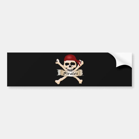 Pirates Bumpersticker (Voorkant)