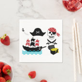 Pirates Cocktail Napkin Servet (Insitu)