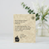 Pirates Cove Halloween Party Invitation Kaart (Staand voorkant)