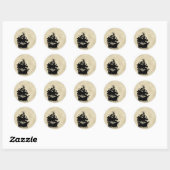 Pirates Cove Halloween Ronde Sticker (Vel)