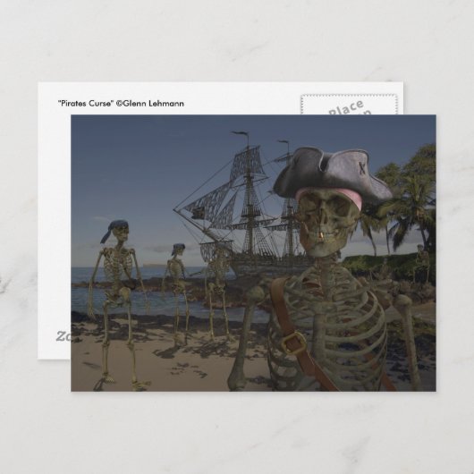 Pirates Curse Briefkaart (Voorkant / Achterkant)