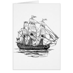 Pirates Galleon, Schets van een schip van 74 Pist
