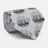 Pirates Galleon, Schets van een schip van 74 Pist Stropdas (Opgerold)