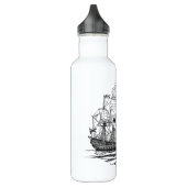  Pirates Galleon, Schets van een schip van 74 Pist Waterfles (Links)