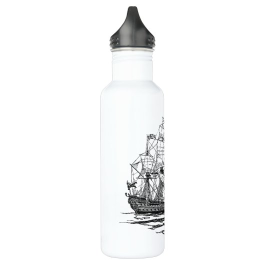  Pirates Galleon, Schets van een schip van 74 Pist Waterfles (Links)