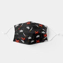 Pirates Game Pattern Stoffen Mondkapje