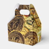 Pirates Gold Treasure Kaart Gable Favor Box Bedankdoosjes (Achterkant)