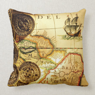 Pirates Gold Treasure Map Sierkussen