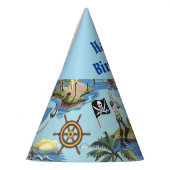 Pirates Happy Birthday Feesthoedjes (Links)